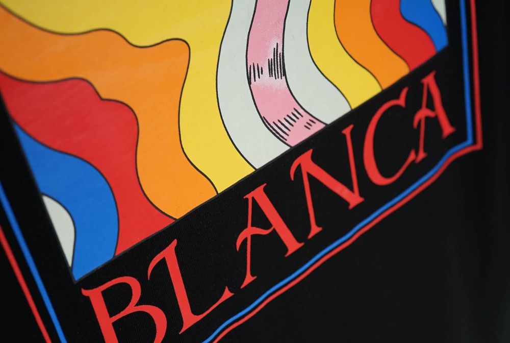 sun-soaked style casablanca men's tee - Picture 4 of 6